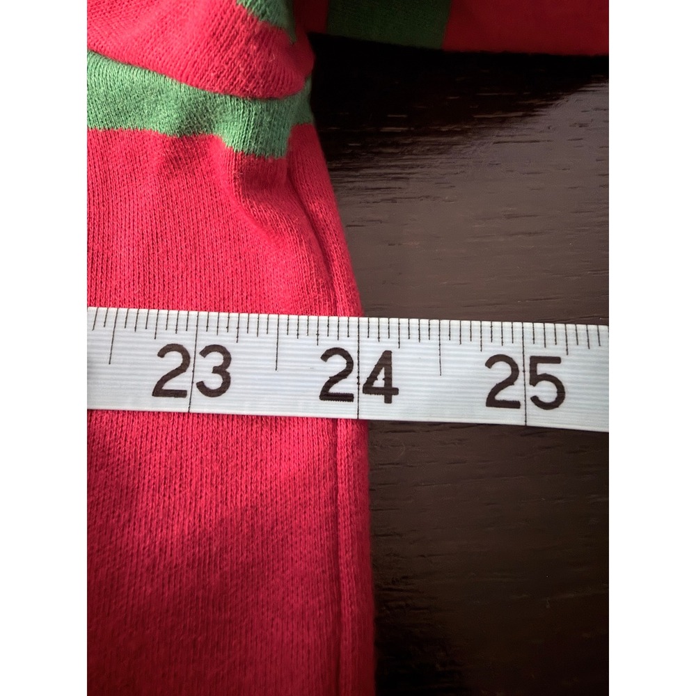 Polo Ralph Lauren Rugby Shirt Mens XL Red Multi Stripe Long Sleeve Vintage USA - Picture 6 of 8